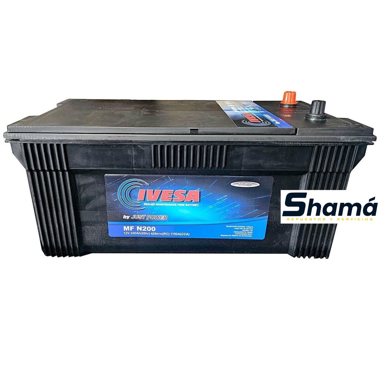 Batería de 12V 200Ah 1150 CCA Camiones y Buses