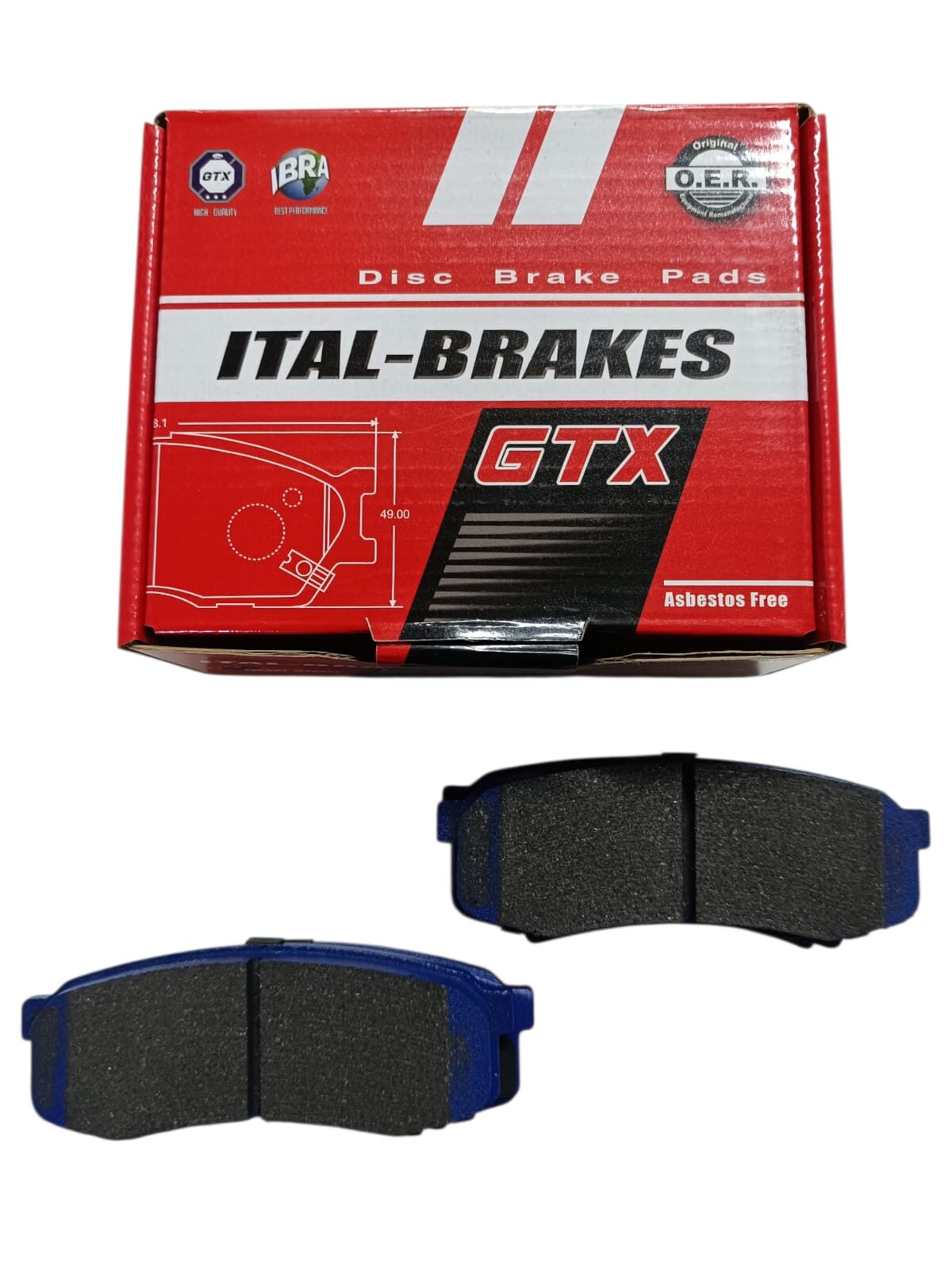 Pastillas de freno traseras Mitsubishi / Toyota P0440 (PF-D-606-GTX)