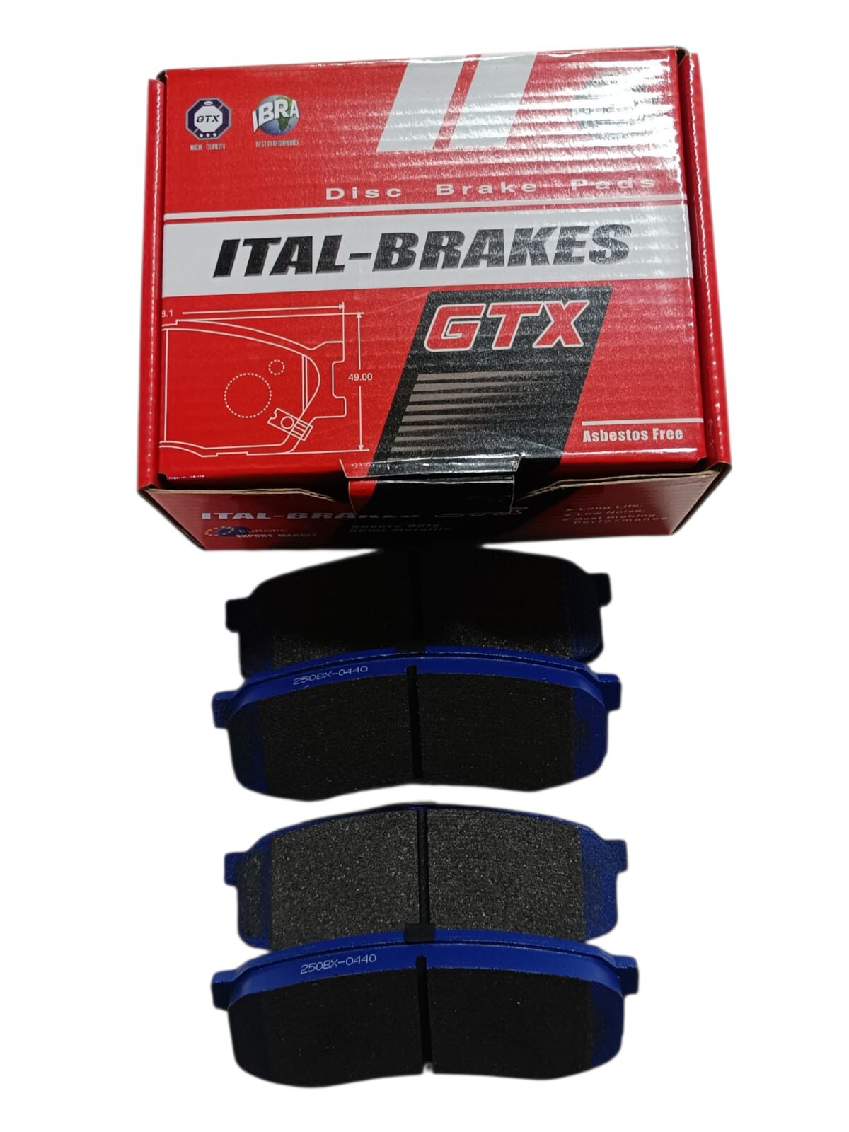 Pastillas de freno traseras Mitsubishi / Toyota P0440 (PF-D-606-GTX)