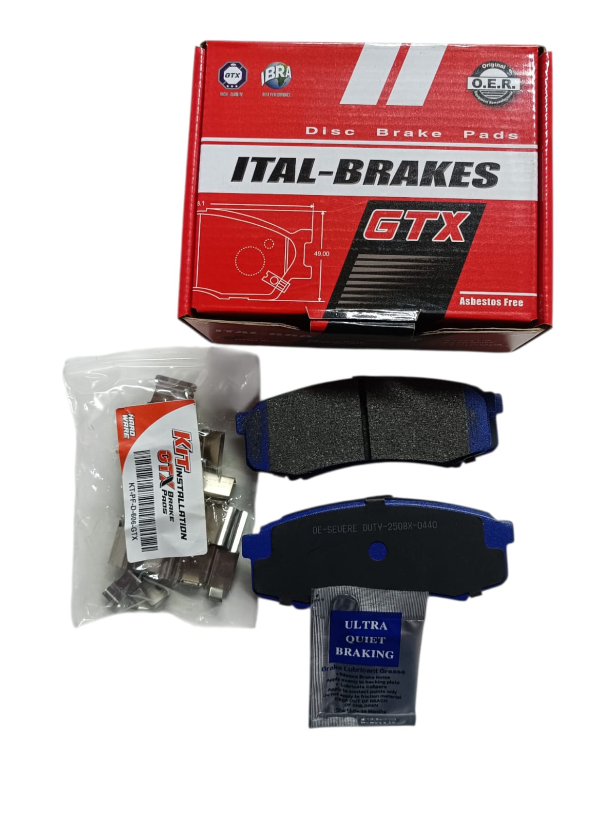 Pastillas de freno traseras Mitsubishi / Toyota P0440 (PF-D-606-GTX)