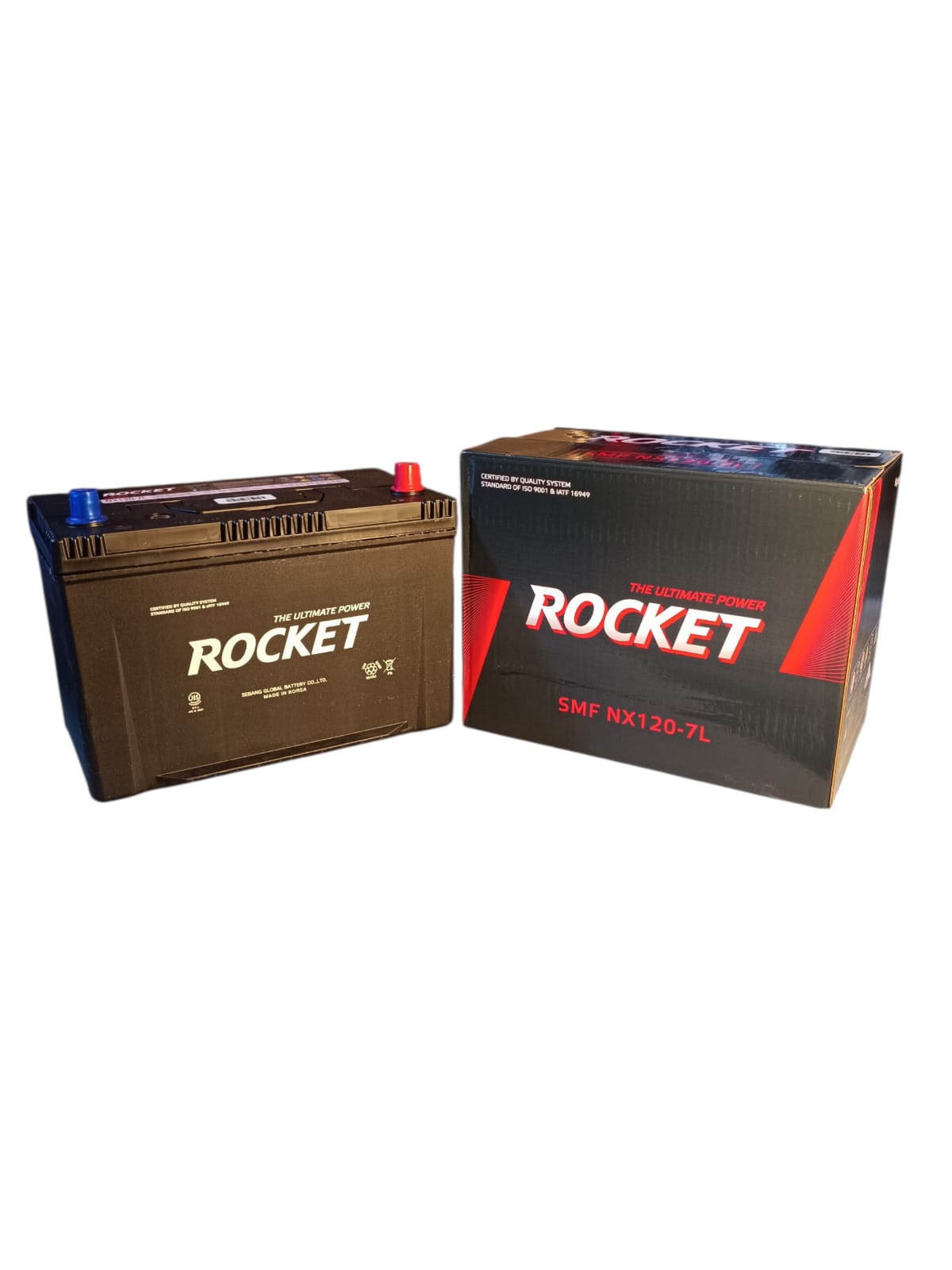 Batería Rocket NX120-7L (105D31L) 90AH 770CCA L200, Navara, Santa Fe