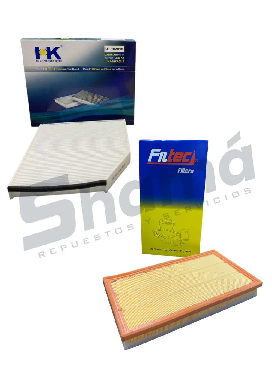 Kit de filtros Ford Transit Custom 2.0 Diesel FK Filtro Polen Especifico